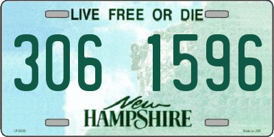 NH license plate 3061596