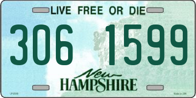 NH license plate 3061599