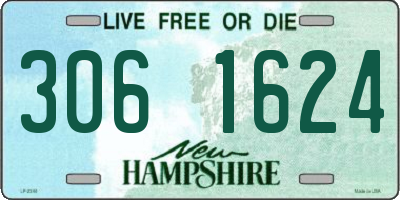 NH license plate 3061624