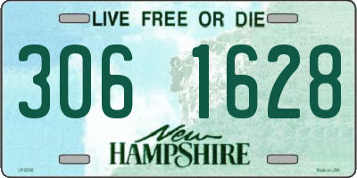 NH license plate 3061628