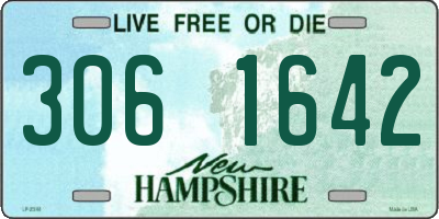 NH license plate 3061642