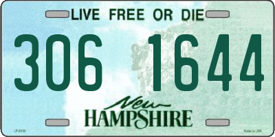NH license plate 3061644