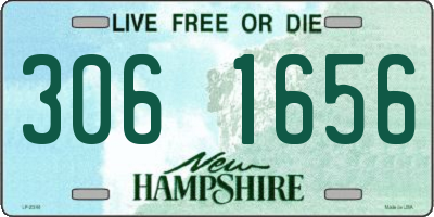 NH license plate 3061656