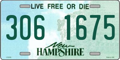 NH license plate 3061675