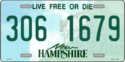 NH license plate 3061679