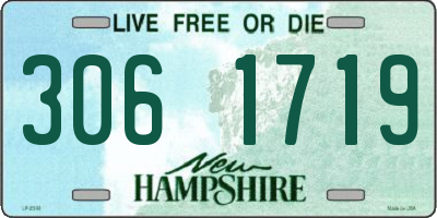NH license plate 3061719