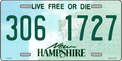 NH license plate 3061727