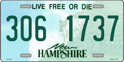 NH license plate 3061737