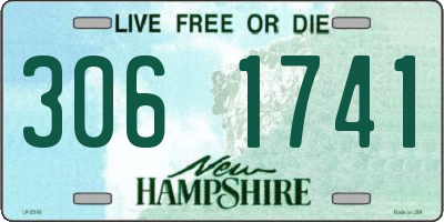 NH license plate 3061741