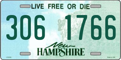 NH license plate 3061766
