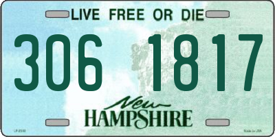 NH license plate 3061817