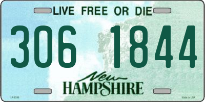 NH license plate 3061844
