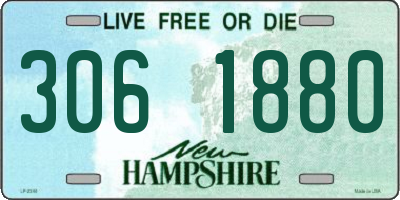 NH license plate 3061880