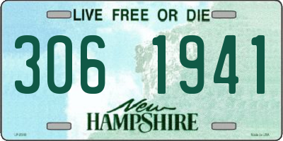 NH license plate 3061941