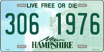 NH license plate 3061976