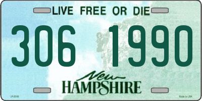 NH license plate 3061990