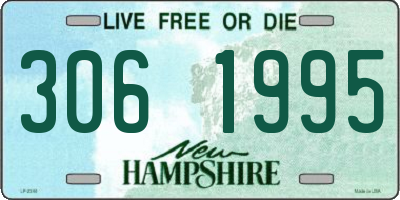 NH license plate 3061995