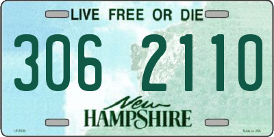 NH license plate 3062110