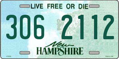 NH license plate 3062112