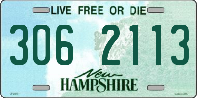 NH license plate 3062113