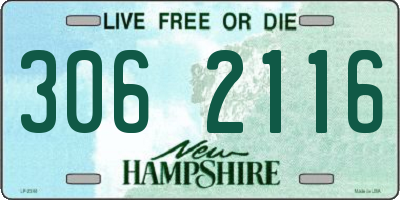 NH license plate 3062116
