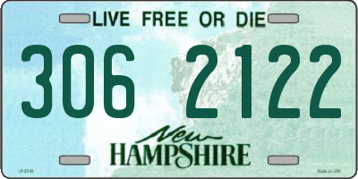 NH license plate 3062122