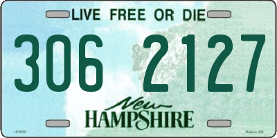 NH license plate 3062127
