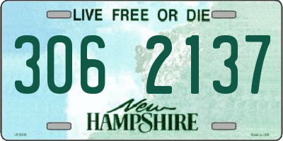 NH license plate 3062137