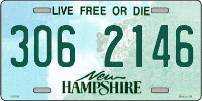 NH license plate 3062146