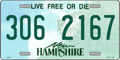 NH license plate 3062167