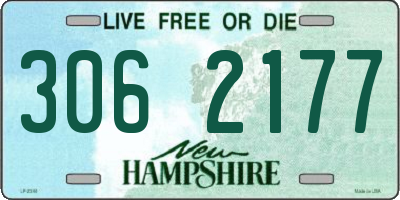 NH license plate 3062177