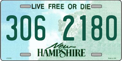 NH license plate 3062180