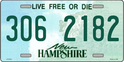 NH license plate 3062182