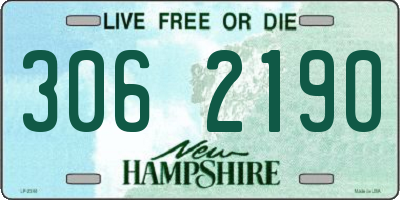 NH license plate 3062190