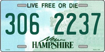 NH license plate 3062237