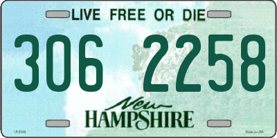 NH license plate 3062258