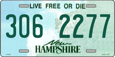 NH license plate 3062277