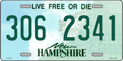 NH license plate 3062341