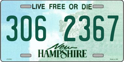 NH license plate 3062367
