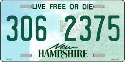 NH license plate 3062375