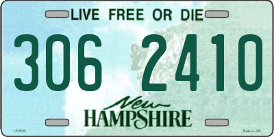 NH license plate 3062410