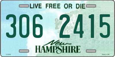 NH license plate 3062415