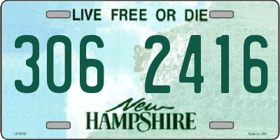 NH license plate 3062416