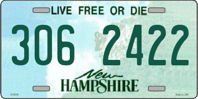 NH license plate 3062422