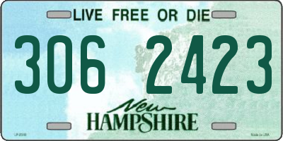 NH license plate 3062423