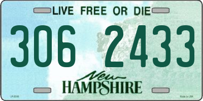 NH license plate 3062433