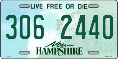 NH license plate 3062440