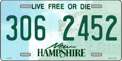 NH license plate 3062452