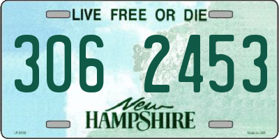 NH license plate 3062453