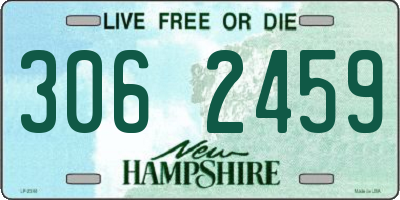 NH license plate 3062459